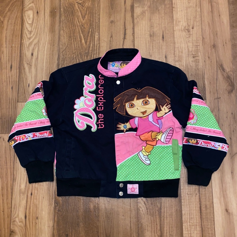 Dora the Explorer " So Sweet" Jacket Pink Black